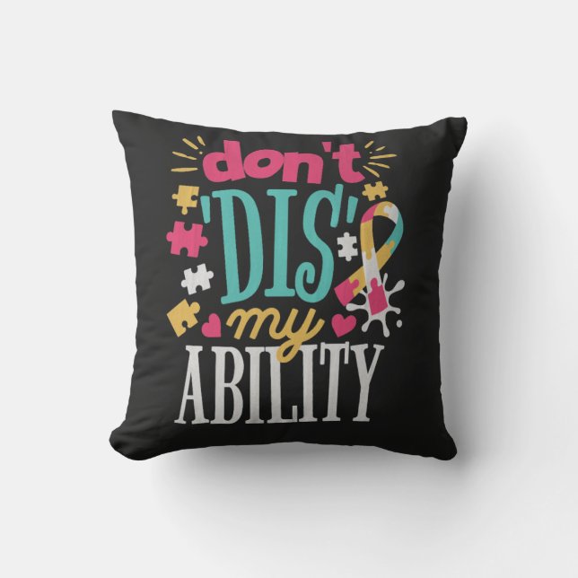 T-Shirt Throw Pillow (Front)