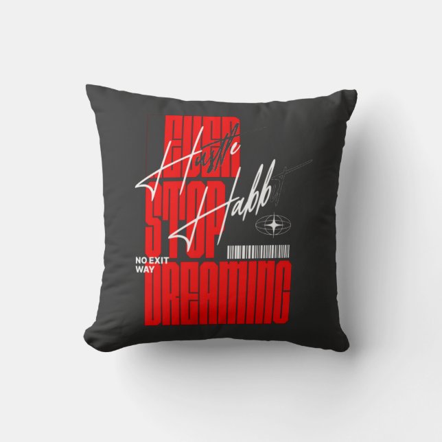 T-Shirt Throw Pillow (Front)