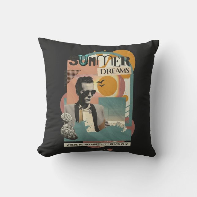 T-Shirt Throw Pillow (Front)