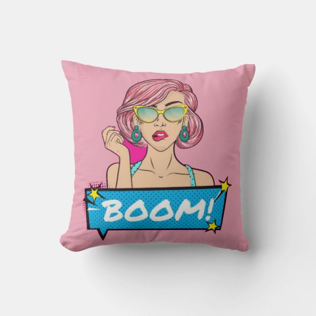 T-Shirt Throw Pillow (Front)