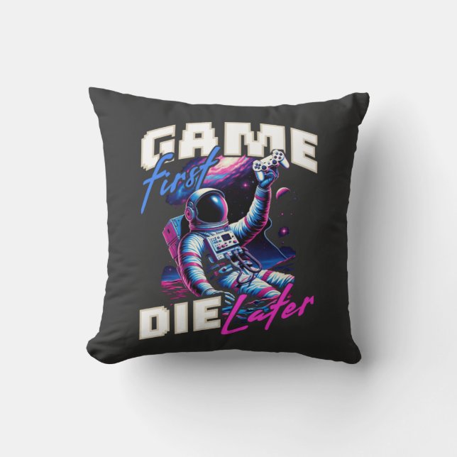 T-Shirt Throw Pillow (Front)