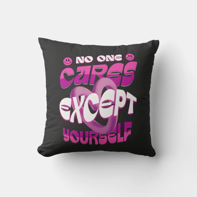 T-Shirt Throw Pillow (Front)