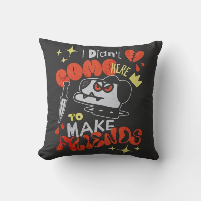 T-Shirt Throw Pillow (Front)