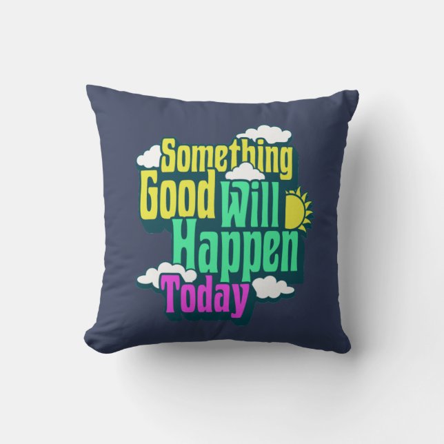 T-Shirt Throw Pillow (Front)