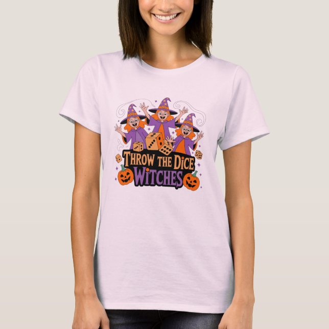 T-shirt Throw the Dice, Witches (Front)