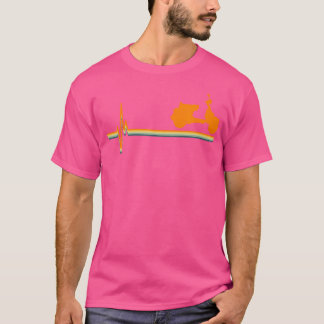 T-shirt Throwback de pulsation de Scooter