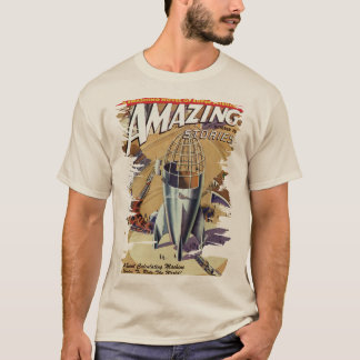 T-shirt Throwback Space Retro Pop Culture Machine Chemise