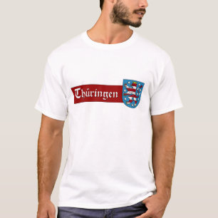 T-shirt Thueringen. Le Deutschland