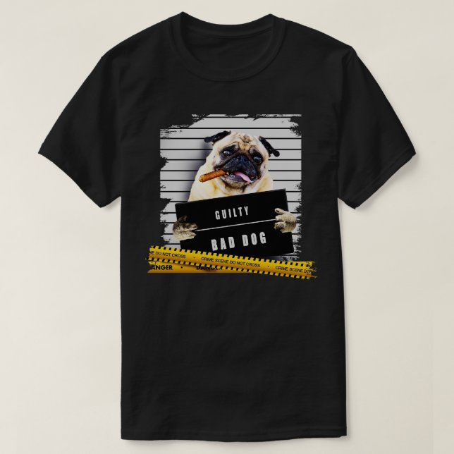 T-shirt Thug Chien (Design devant)