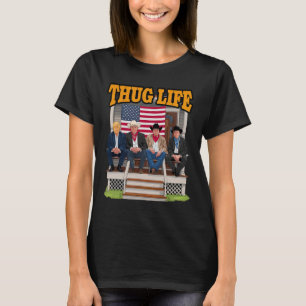 T-shirt Thug Life Trump Vance Kennedy Elon Shirt