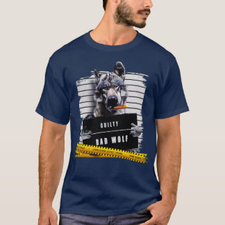 T-shirt Thug Wolf