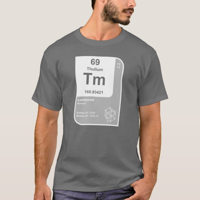 T-shirt Thulium (Tm) (Devant)