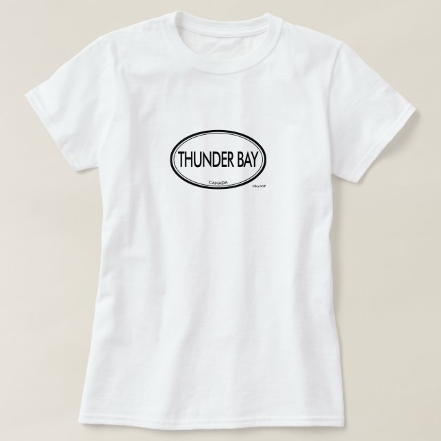 T-shirt Thunder Bay, Canada (Design devant)