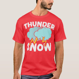 T-shirt Thunder Snow Lover Ice Cold Snowy Winter Season