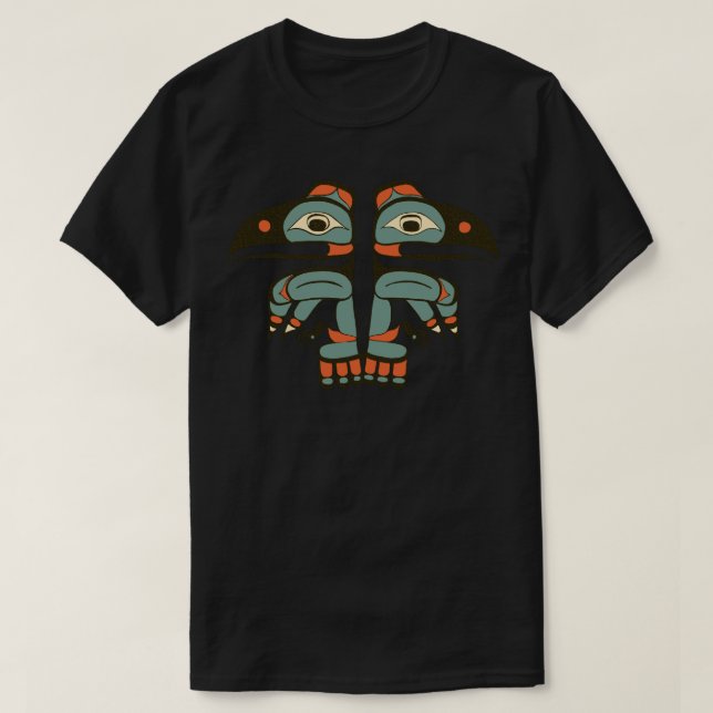 T-shirt Thunderbird Northwest Haida Amérindien (Design devant)