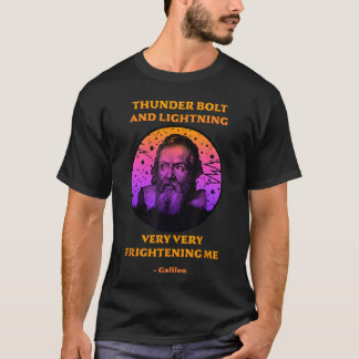 T-shirt Thunderbolt and Lightning Galileo Science Meme boy