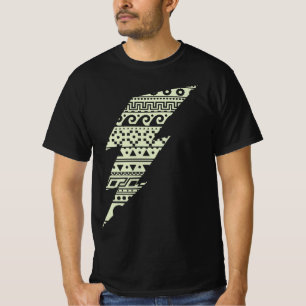 T-shirt Thunderbolt, Clé Grecque, Vague Surfer