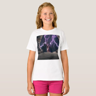 T-shirt Thunderbolted cat