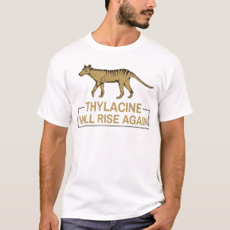 T-shirt Thylacine va remonter en puissance Loup de Tasmani