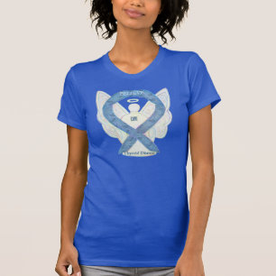 T-shirt Thyroïde Maladie Sensibilisation Ruban Angel Chemi