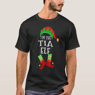 T-shirt Tia Elf Matching Family Group Christmas Elf Party