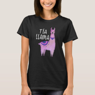 T-shirt Tia Llama drôle Tante espagnole Amoureux drôle de