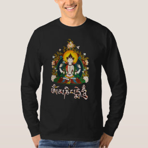 T-shirt Tibétain de bourdonnement de Bouddha Amitabha OM