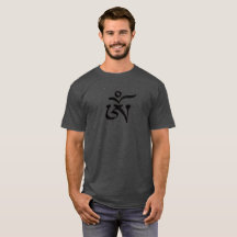 T-shirt tibétain de citation de Dalai Lama d'ohm