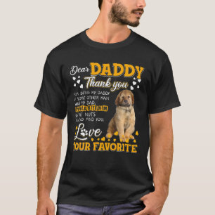 T-shirt Tibétain Mastiff Cher Papa Merci D'Être Mon