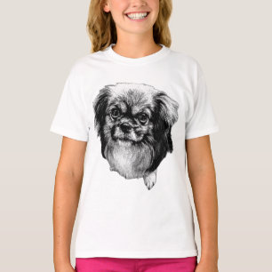T-shirt Tibetan Spaniel Tee – Photo de Chien Plein Corps