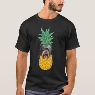 T-shirt Tibetan Terrier Pineapple Dog