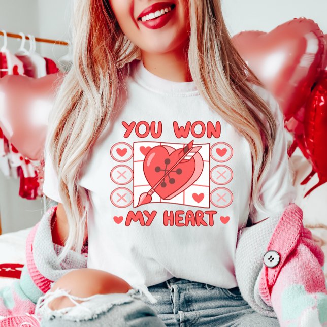 T-shirt Tic-Tac-Toe Heart Valentine (Créateur téléchargé)