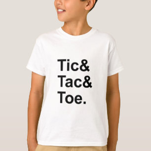 T-shirt Tic Tac Toe Jeu amusant de papier et crayon