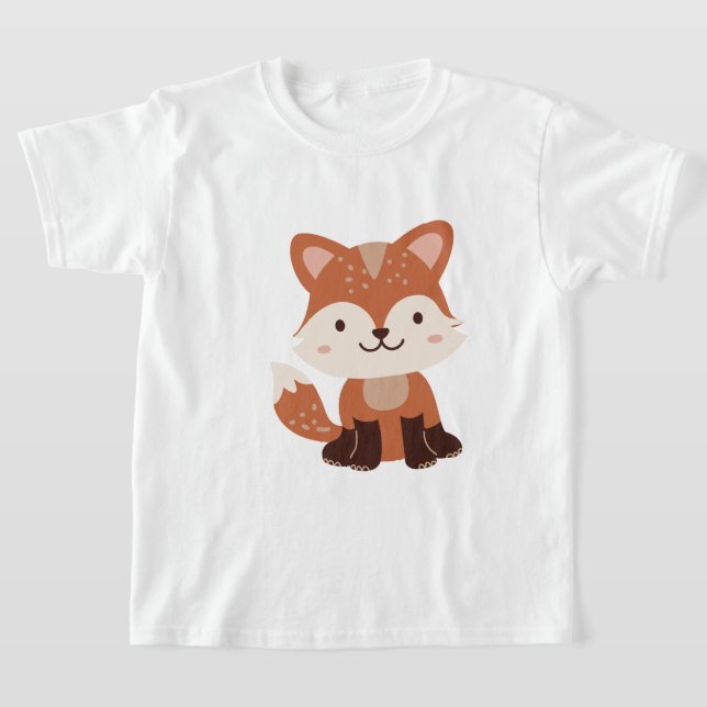 T-shirt Tichert enfants loup  (Poser)