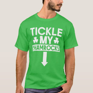 T-shirt Ticker Mon Jour de la Saint Patrick Shamrock Irlan