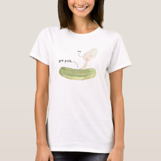 T-shirt Tickle Your Pickle Funny Watercolor Art