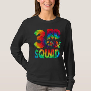 T-shirt Tie Dye 3e année Escadron Enseignant Premier jour