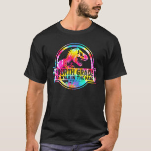 T-shirt Tie Dye 4e Classe Squale Retour À L'École 4e Année