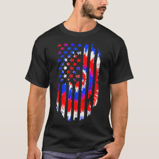 T-shirt Tie Dye American Flag Patriotic Happy 4th Of July