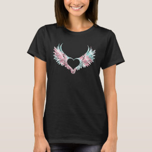 T-shirt Tie Dye Angel Ailes Heart Freedom Retro 60s les an