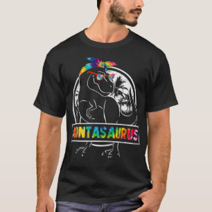T-shirt Tie Dye Auntasaurus Tante Dinosaur Re Mère
