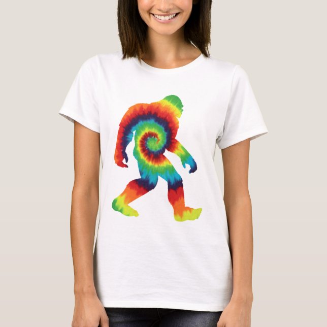 T-shirt Tie Dye Bigfoot (Devant)
