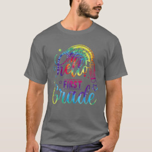 T-shirt Tie Dye Bonjour Étudiant de première année d'ensei