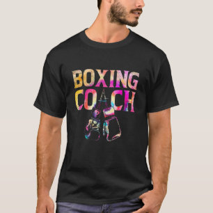 T-shirt Tie Dye Boxing Coach Gloves Boxer Fighter Kickboxe