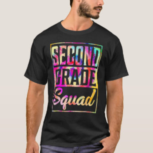 T-shirt Tie Dye Enseignant de 2e année d'équipe Premier jo