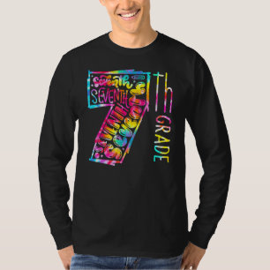 T-shirt Tie Dye Équipe 7e année Septième année Retour à Sc