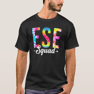 T-shirt Tie Dye Ese Squad Enseignant Premier Jour De L'Éco