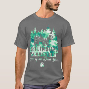 T-shirt Tie Dye Gatlinburg Tennessee Ours Great, Smoky Mou