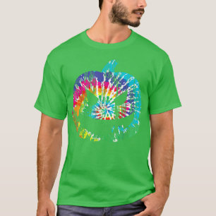 T-shirt Tie Dye Halloween Jack-o'-lantern Citrouille Éffra
