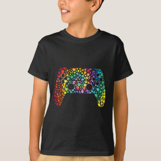T-shirt Tie Dye Polka Dot Jeu Vidéo Joyeux Dot Day Shirts